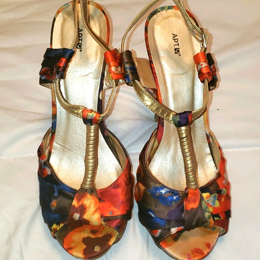 4 inch Apt 9 open toed heels